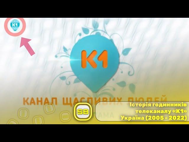 Історія годинників телеканалу «К1»Україна (2005 - 2022)