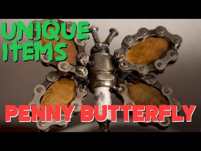 Unique Pressed Penny Butterfly
