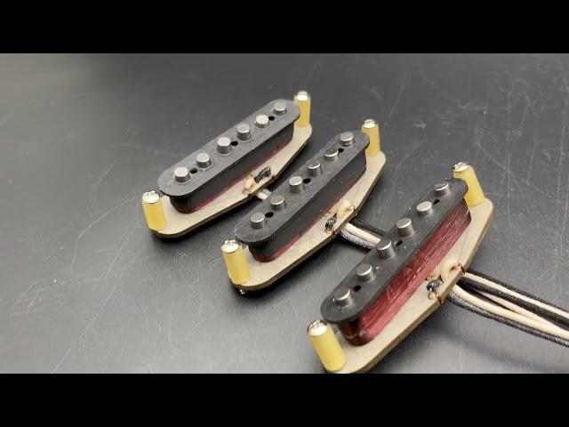 SSS Alnico 5 Single Coil Pickup Hot Texas Blues ST Pickup Handwound Special for Blues Rock Guitar