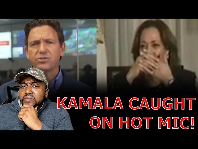 Ron DeSantis EXPOSES Kamala After She HUMILIATES Herself On Hot Mic In SCRIPTED Hurricane Meeting!