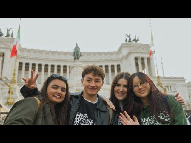 The American University of Rome. A global academic, cultural, & life experience in the heart of Rome