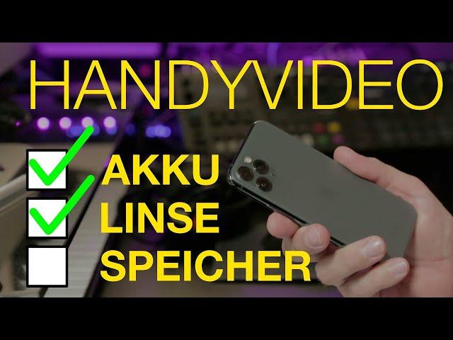 Checkliste vor Handy-Dreh