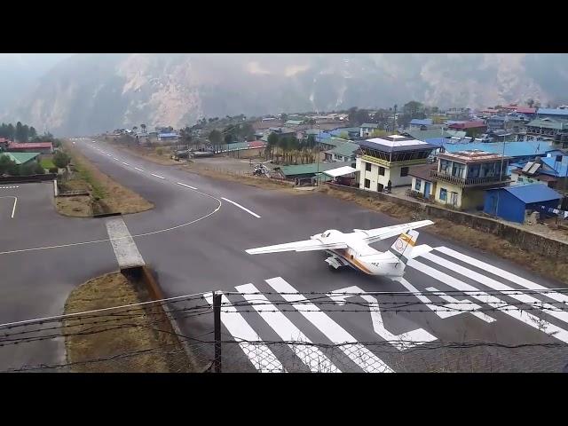 Lukla airport departure