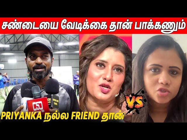 CWC Comali Manimegalai Vs Priyanka Fight  Ma Ka Pa Anand About Cook With Comali Controversy