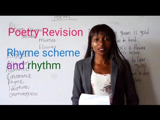 Pp1 Poetry Revision/ Rhyme and rhythm