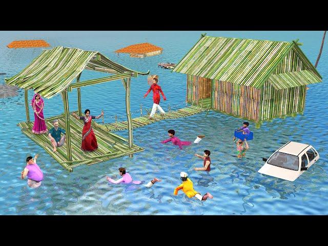 गरीब जादुई बांस का घर बाढ़ Garib Ka Magical Bamboo House Floods Funny Hindi Comedy Video