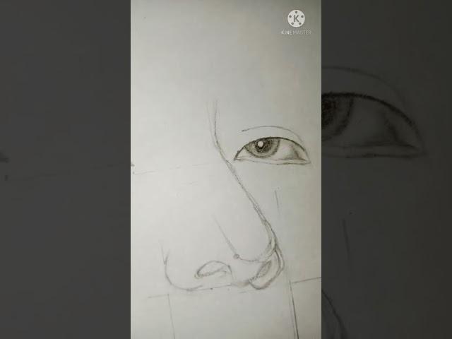 Heyy Armies ,..I am working on V drawing here eyes are done #BTS #youtube #shorts