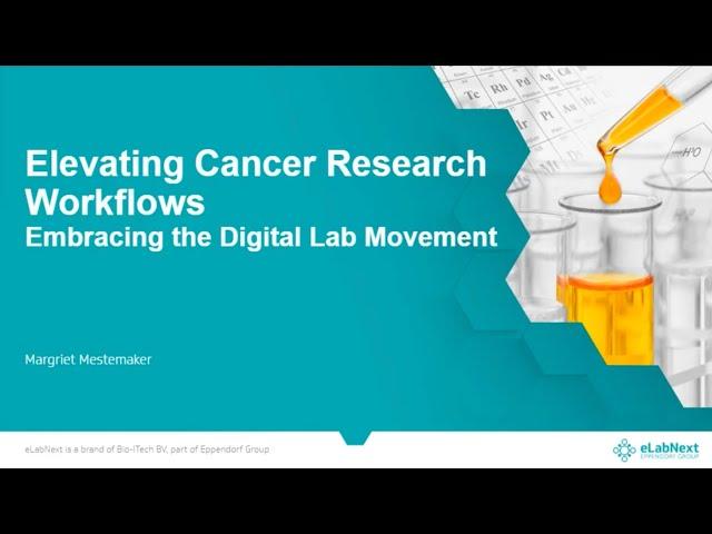 Elevating Cancer Research Workflows: Embracing the Digital Lab Movement with Live Q&A