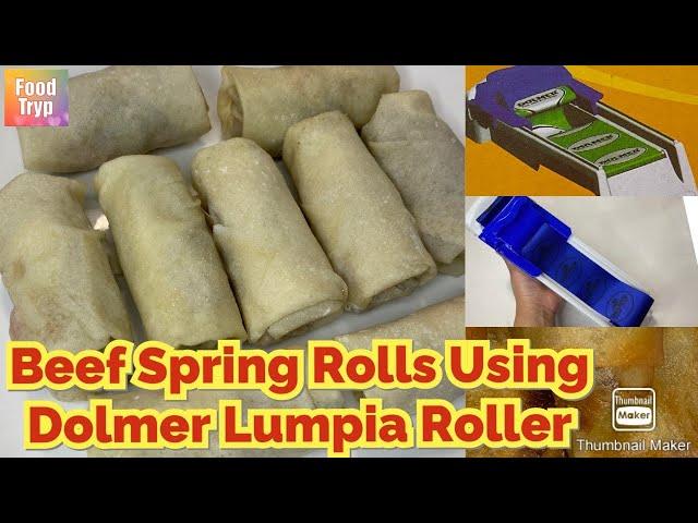 Beef Springs Rolls Using Dolmer Lumpia Roller/Maker