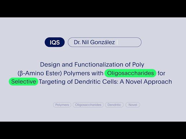 Dr. Nil González | IQS Research