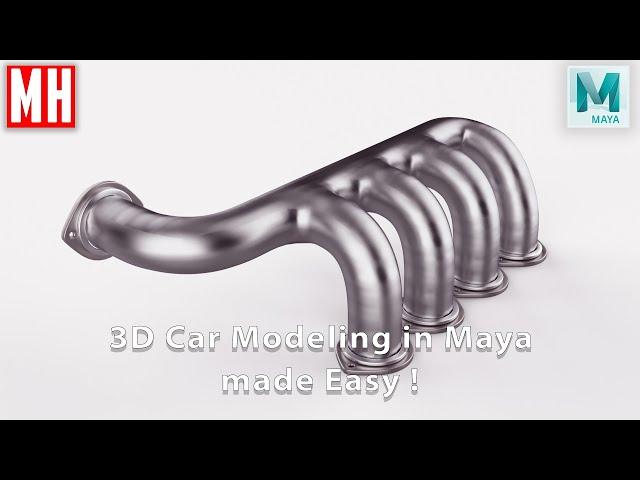 3D Car Modeling in Maya 2020 made Easy ! Part #3