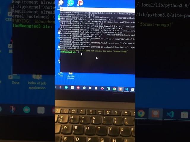 Run Jupyter notebook on Ubuntu in Windows 10 using VsCode extension