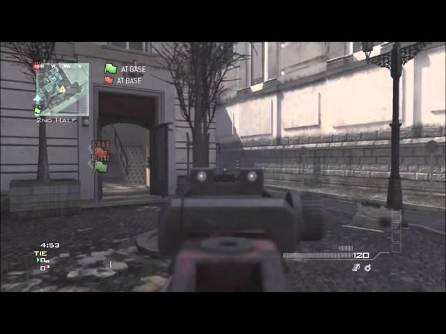 MW3 4v4 GB Match CTF on Lockdown [GB3]