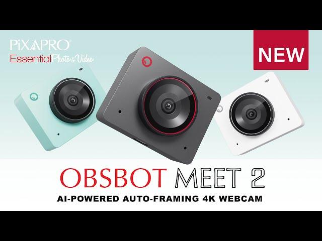 OBSBOT Meet 2 - AI-Powered 4K Webcam with Auto-Framing