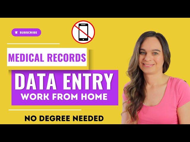 Medical Records DATA ENTRY (NON-PHONE) Work From Home Remote Job | US Only | No Degree Needed