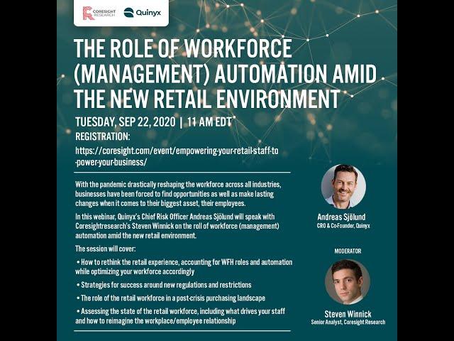 #The Future of Retail The Role of Workforce Management Automation Amid the New Retail Environment