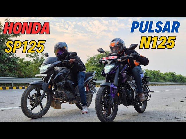 New Pulsar N125 vs Honda SP125 Drag Race | First On YouTube |