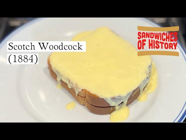 Scotch Woodcock (1884) on Sandwiches of History⁣