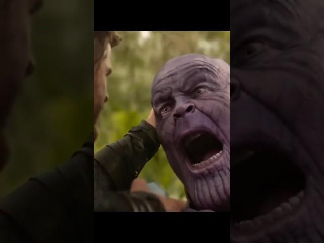 I WENT FOR THE HEAD #viralvideo #shortsviral #marvel #thor #thanos #shorts
