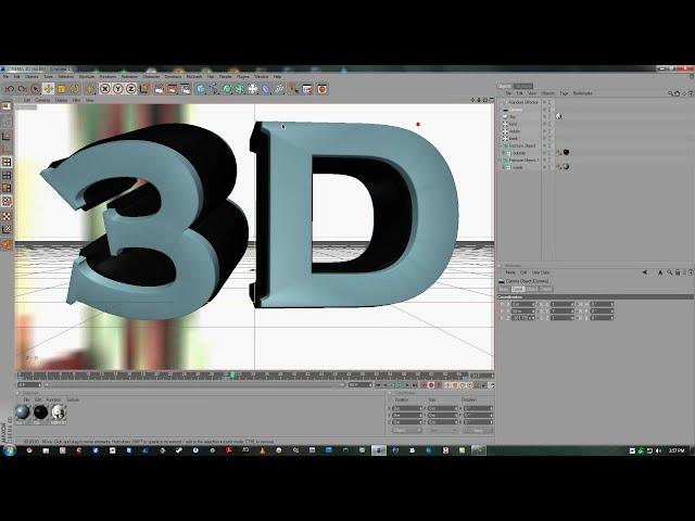 3D Text Rotation - Part 3 - Rendering and Post Production