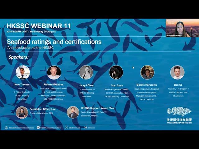 HKSSC Webinar | Seafood ratings and certifications