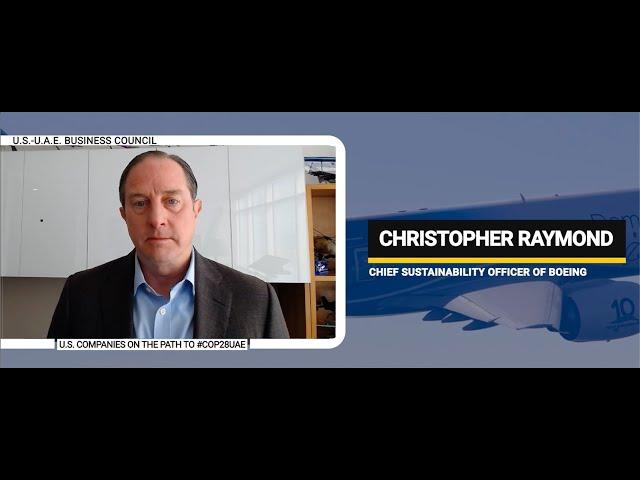 "Council Talks" COP28 Special Series Episode 4 with Boeing's Christopher Raymond