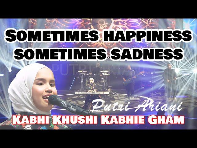 Putri Ariani - Kabhi Khushi Kabhie Gham cover LIVE 2024 (Re-UP version)