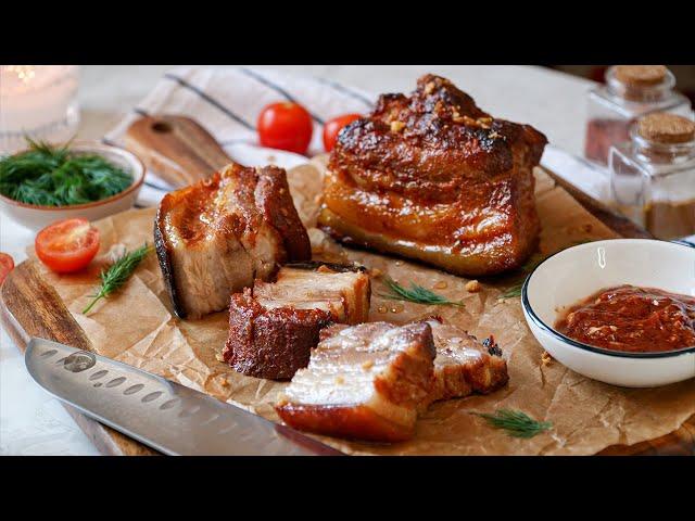 How To Make Oven Pork Belly. Very tasty and healthy pork belly!