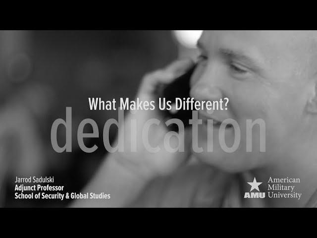 Make a Difference: Dedication | American Military University (AMU)