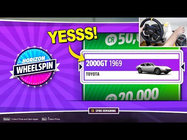 I opened ALL my Wheel Spins for this Forza video...