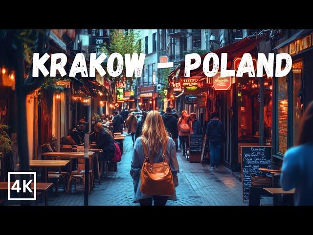 STUNNING Walk in Krakow Poland - 4K HDR Poland Walking Tour