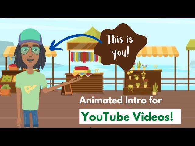 How to make ANIMATED YOUTUBE INTRO for free? [Beginner YouTube intro Tutorial!]