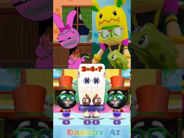 Talking Tom friend game #talkingtom #funny #gaming #3×4=? #153