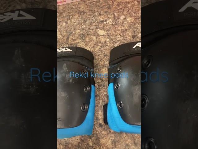 Rekd knee pads and gold vital griptape from skatehut