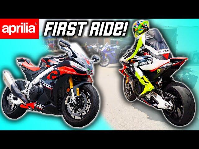 *INSANE* 2021 Aprilia RSV4  Factory First Ride!!