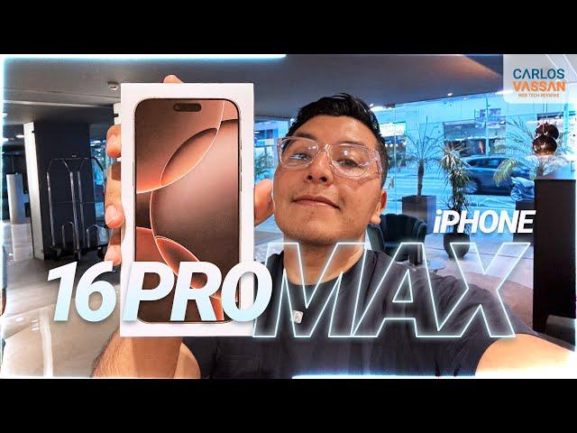 Consiguiendo un iPhone 16 Pro Max | Unboxing en Español