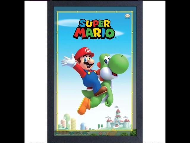 Super Mario Bros. Yoshi Framed Art Print