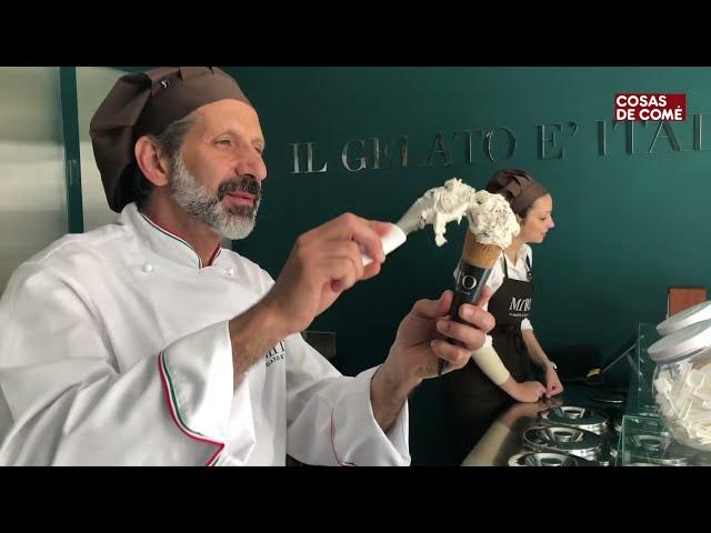 Así se hacen los helados italianos de la Gelatería Mito en Sevilla