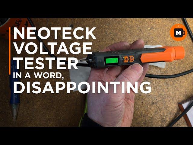 Neoteck voltage tester. Not as good as I had hoped!