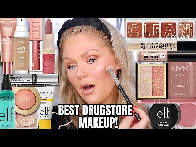 Full Face of DRUGSTORE Makeup That's *BETTER* Than HIGH END  Best Drugstore Makeup 2024