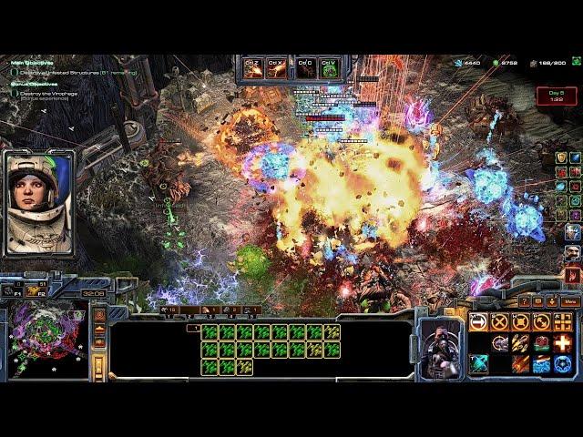 SC2 Super Commander Co-Op Dead of Night ▏ Rory Swann Custom Mutation Solo GamePlay 