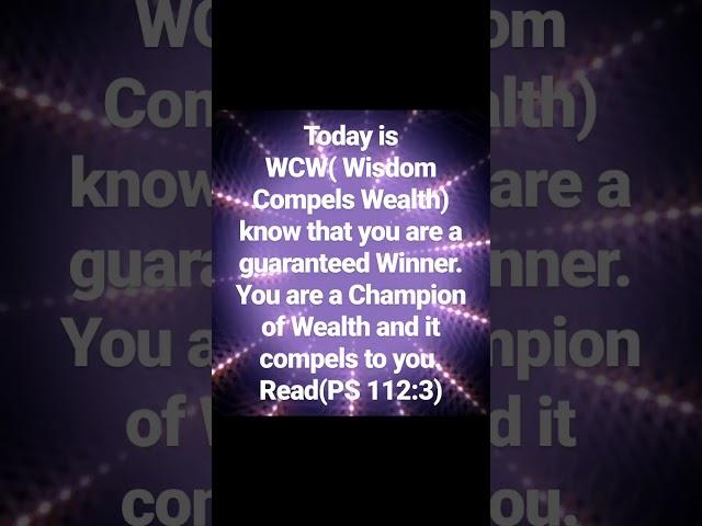 WCW(Wisdom Compels Wealth)