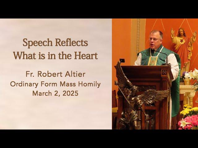 Speech Reflects What is in the Heart