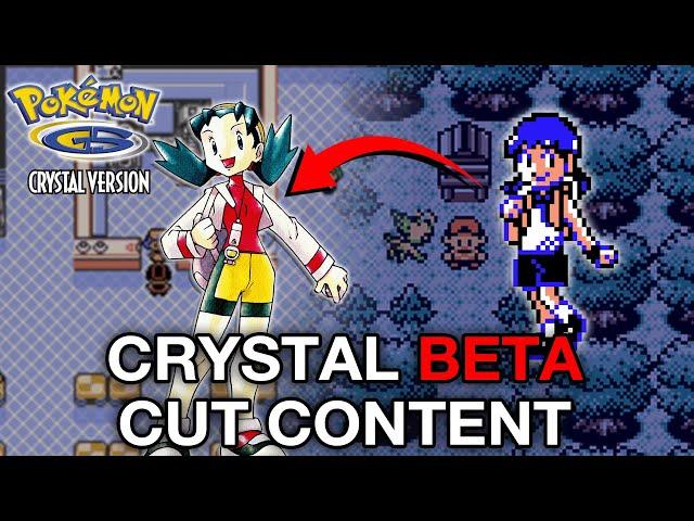 Beta Unused Content of Pokemon Crystal | Cut Content