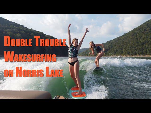 2019 Supra SE 550 Wakesurf: Double Trouble Wakesurfing on Norris Lake - 4K