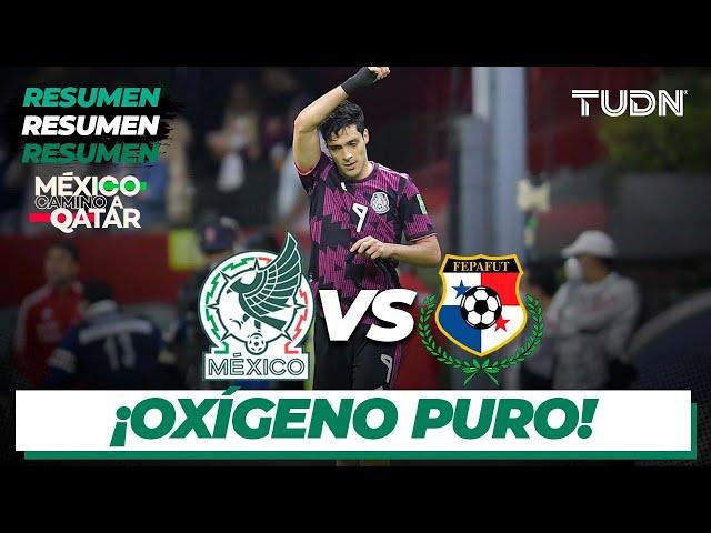 Resumen y goles | México vs Panamá | ELIMINATORIA Qatar 2022 | TUDN