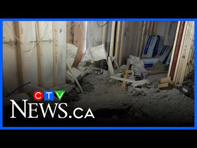 Ontario family trying to create legal basement apartment says contractor left with their $85,000