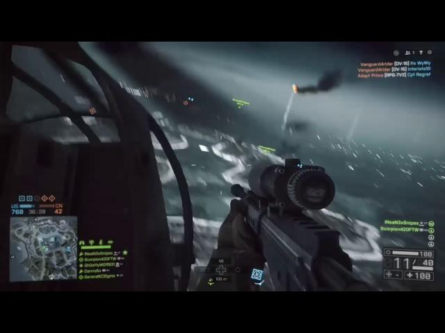 Battlefield 4 Recon from heli