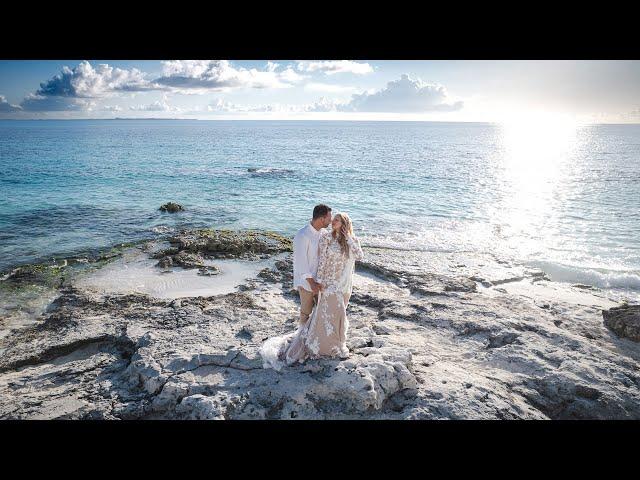 Most beautiful bride and dress ever! Cancun Beach Elopement Wedding | Troy & Jen