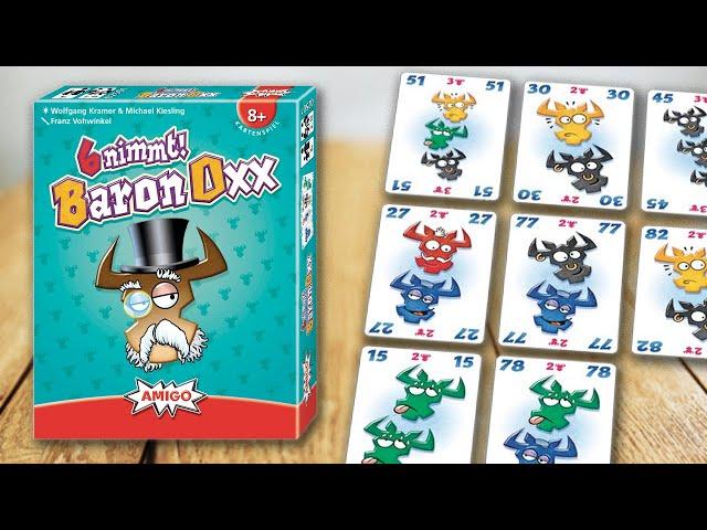 6 NIMMT: BARON OXX - Game Rules TV (Game Instructions German) - AMIGO Games